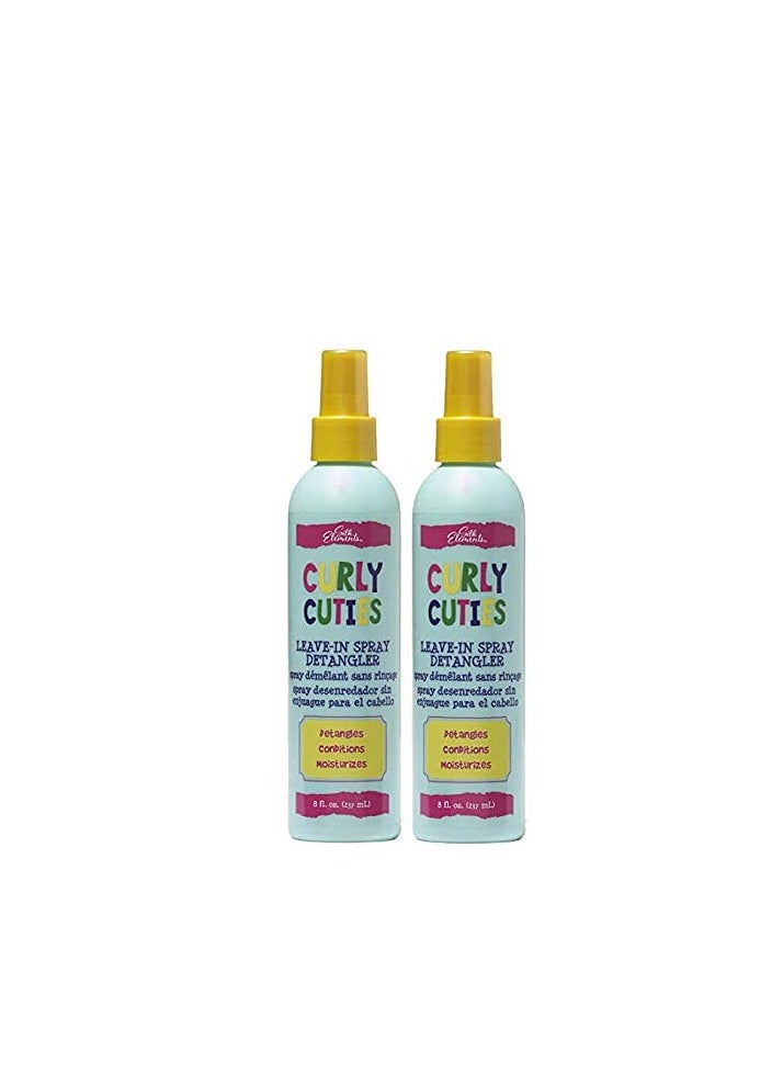 Curly Cuties Leave In Hair Spray Detangler (2 Pack)