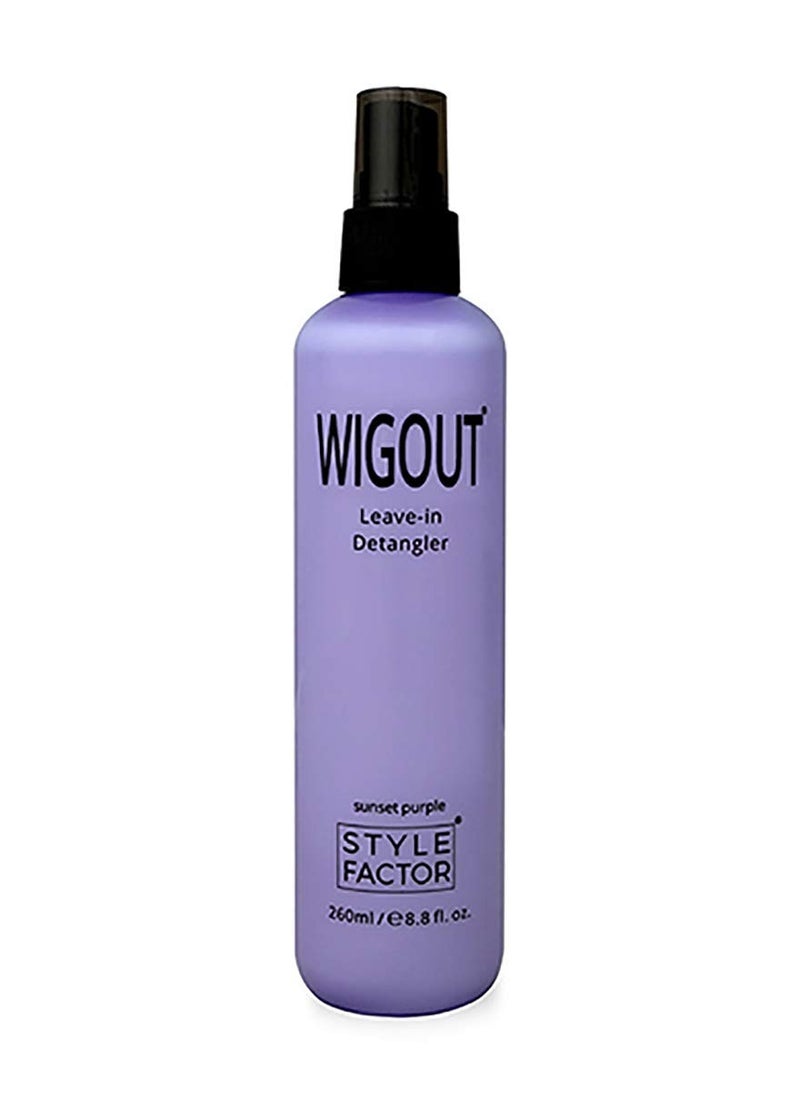 Style Factor Wigout Leave-In Detangler 8.8oz (SUNSET PURPLE)