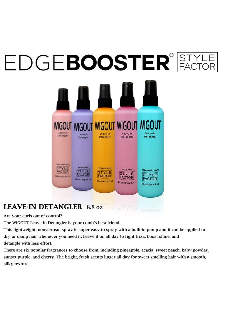 Style Factor Wigout Leave-In Detangler 8.8oz (SUNSET PURPLE)