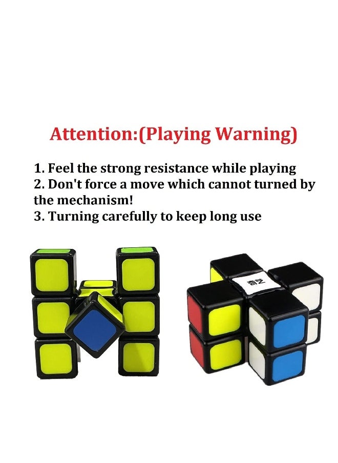 1x3x3 Floopy Cube Black 1x3x3 Speed Cube Puzzle