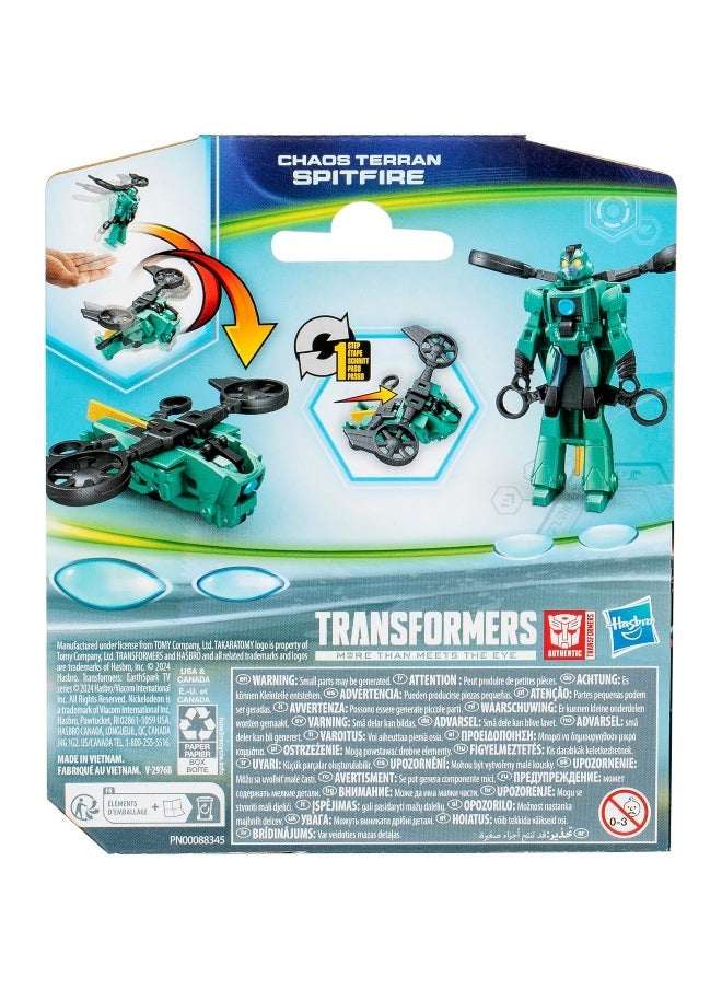 Transformers EarthSpark Chaos Terran Spitfire Action Figure (10 cm)