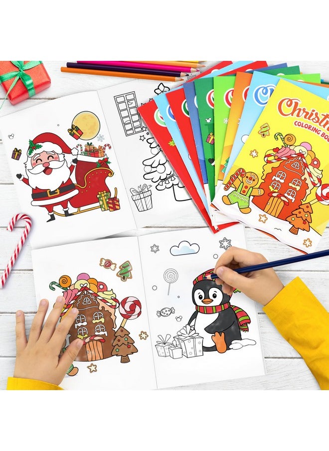 48Pack Christmas Coloring Book For Kids, Christmas Party Favors For Kids, Holiday Activities Gift For Boys Girls, Xmas Treats Prizes Stockings Goodie Bags Stuffer Filler Party Supplies