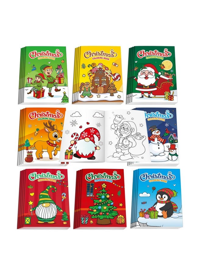 48Pack Christmas Coloring Book For Kids, Christmas Party Favors For Kids, Holiday Activities Gift For Boys Girls, Xmas Treats Prizes Stockings Goodie Bags Stuffer Filler Party Supplies