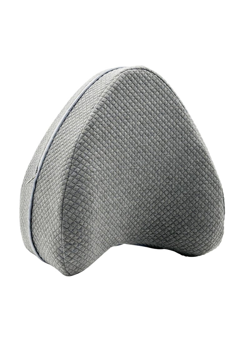 Replacement Pillow Cover for Contour Legacy Leg & Knee Foam Support Pillow-Cover ONLY (Gray)