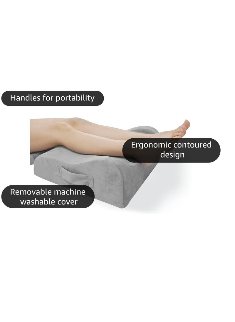 LightEase Memory Foam Leg, Knee, Ankle Foot Support and Elevation Pillow for Surgery Recovery