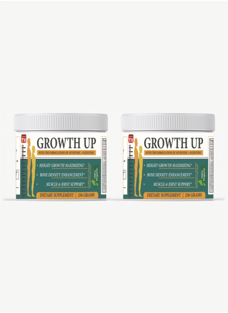 Growth Up With Ayurvedic + Scientific Powder 250gram Pack of 2