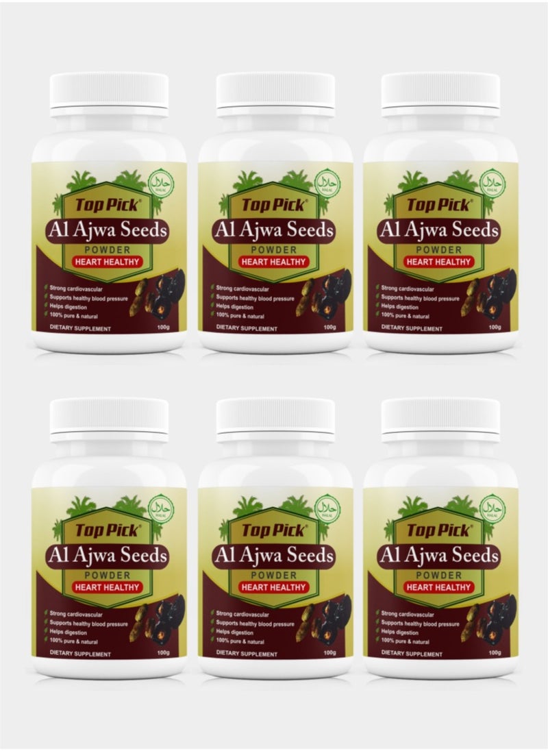 Al Ajwa Seeds Powder 100gram Pack of 6