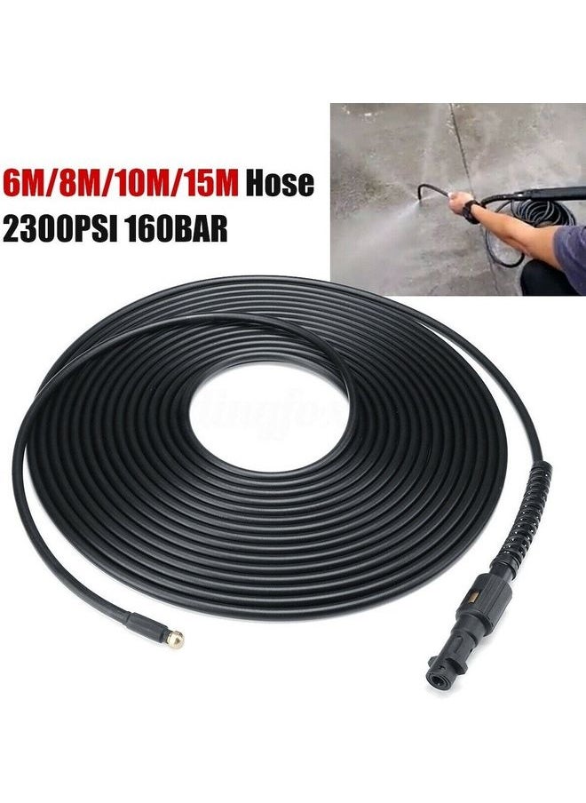 Pressure Washer Sewer Hose Tube Black 15meter