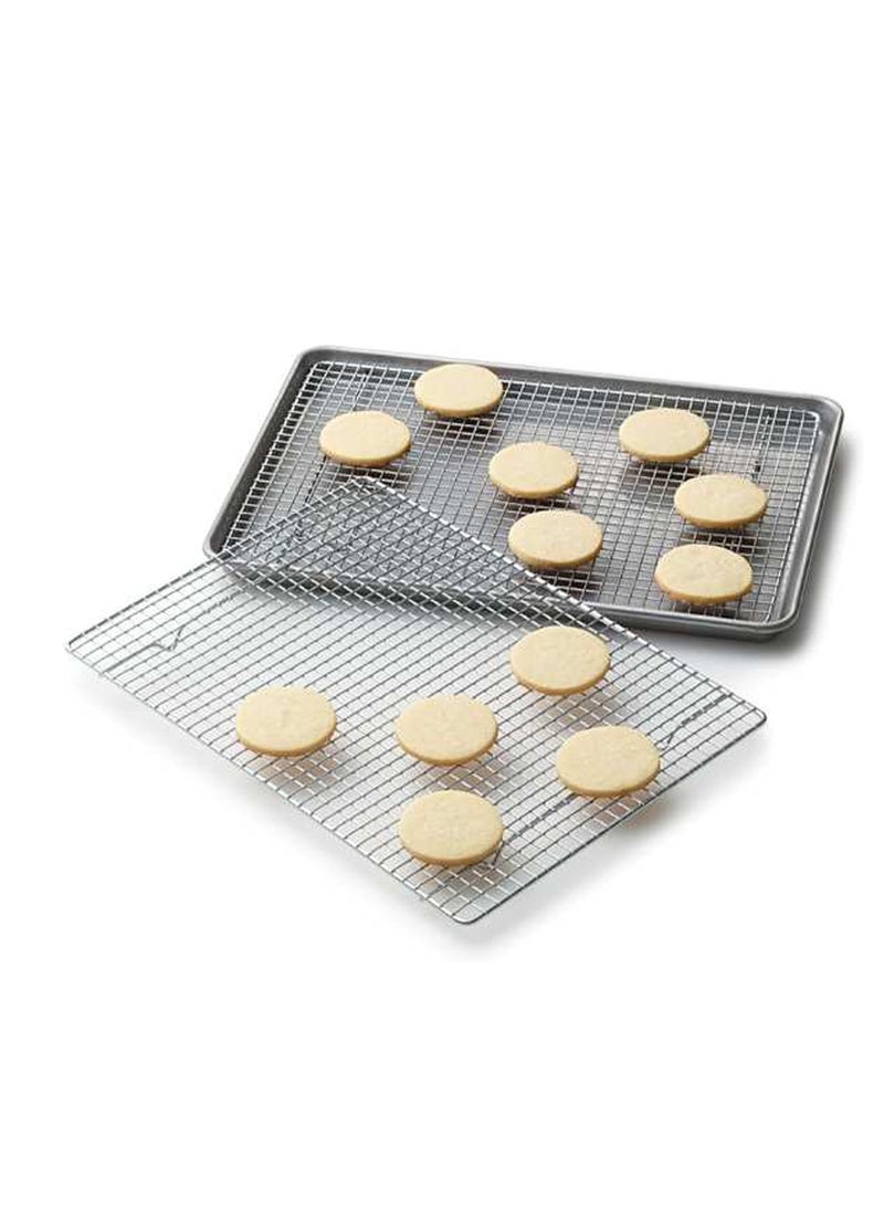 Libertyware Professional Cross Wire Cooling Rack Half Sheet Pan Grate-16-1/2 x 12