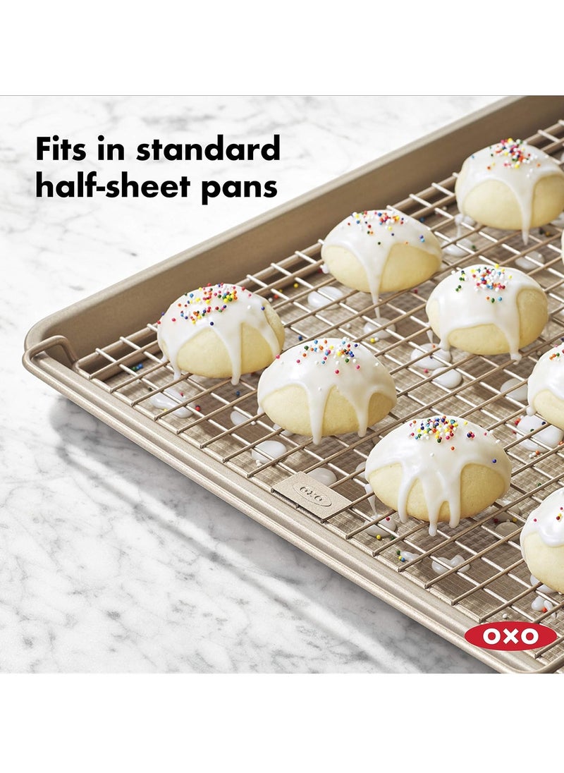 OXO Good Grips Non-Stick Pro Cooling Rack and Baking Rack,Metal