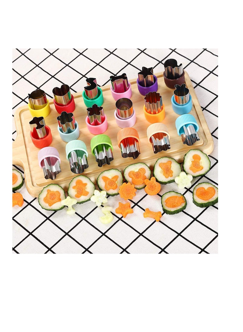 Vegetable Cutter Shapes Set Mini Sizes Cookie Cutters Set Fruit Cookie Stamps Mold