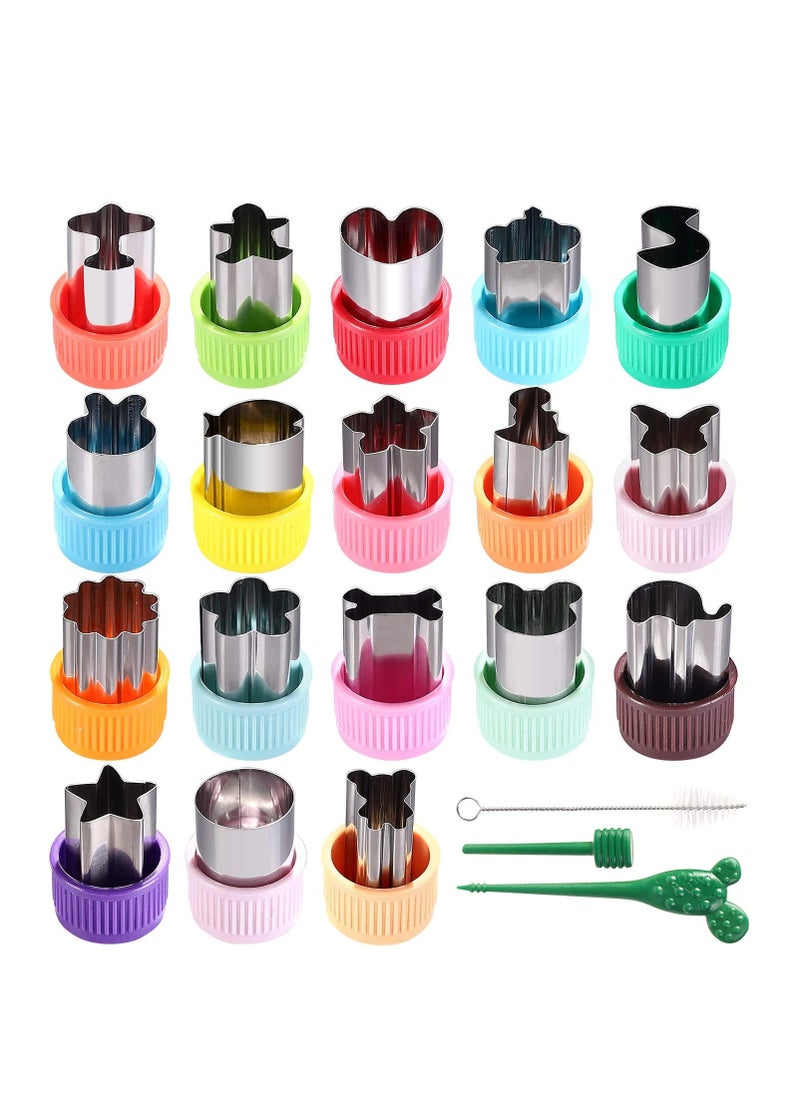 Vegetable Cutter Shapes Set Mini Sizes Cookie Cutters Set Fruit Cookie Stamps Mold