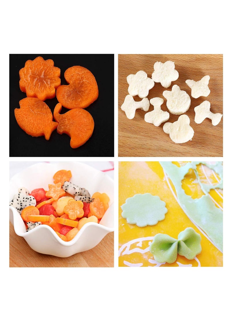 Vegetable Cutter Shapes Set Mini Sizes Cookie Cutters Set Fruit Cookie Stamps Mold