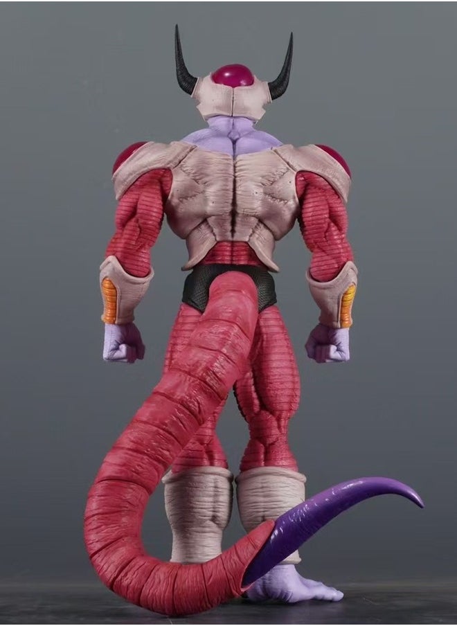 Dragon Ball Second State Frieza Action Figure Decorative Resin Sculpture Home Decor Statue, Art Figurine Home Ornament Decoration for Office, Living Room, Bedroom, Book Shelf, TV Cabinet, Desktop