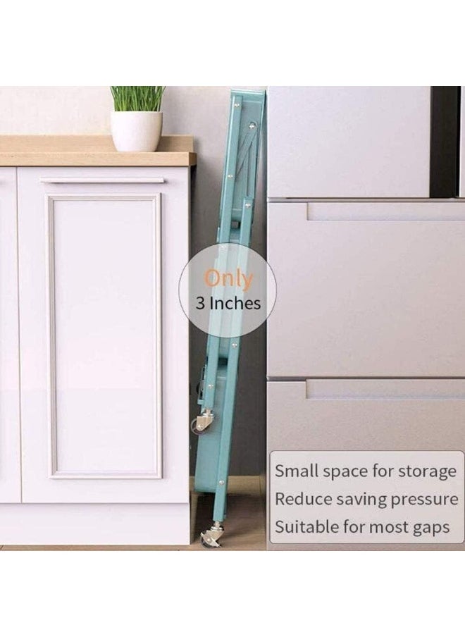 Souqoon Bpa® Household Storage Trolley Bathroom Kitchen Rack Living Room Bedroom With Wheel Multi-Layer Storage Rack Daily Necessities Rack