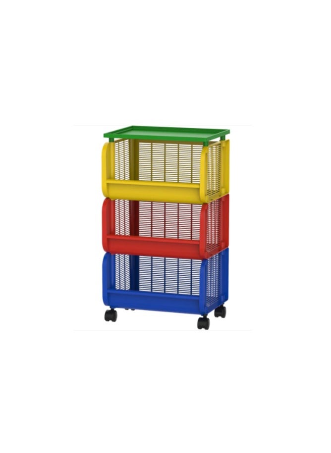 3 Tiers Storage Cart with Wheels