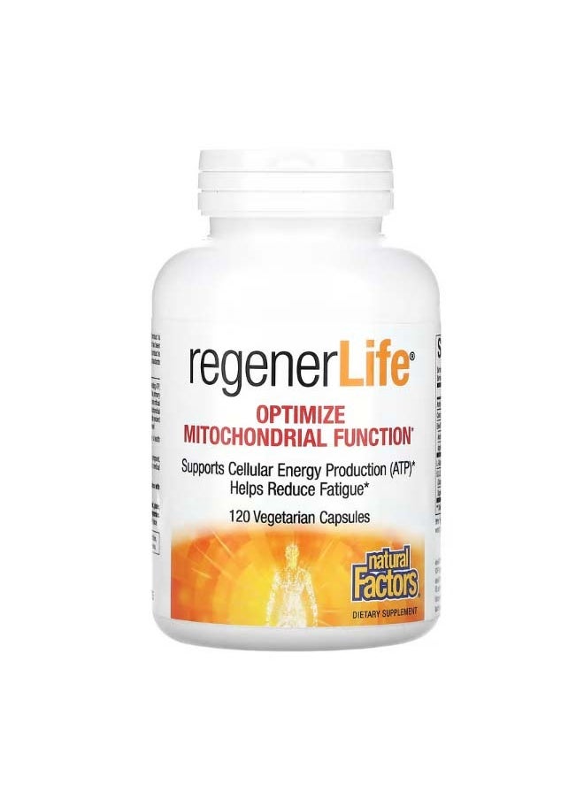 RegenerLife Optimize Mitochondrial Function 120 Vegetarian Capsules