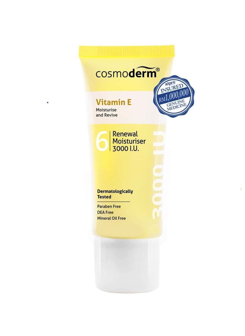 Cosmoderm Vitamin E Renewal Moisturiser 3,000 I.U. 50ml