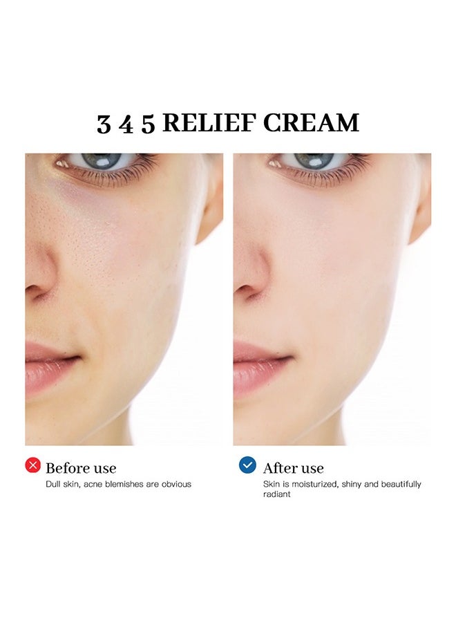 345 Relief Cream, 345 Intensive Repair Cream, Soothing Moisturizer Barrier Cream for Face, Facial Cream Skin Care for Dry & Sensitive Skin- Lasting Hydration & Barrier Repair 50ml