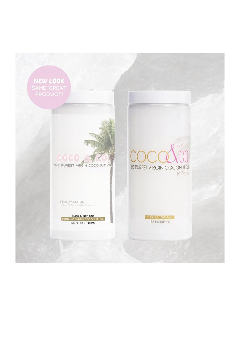 Coconut Oil for Hair & Skin By COCO & CO. Beauty Grade 100% RAW (460ml)