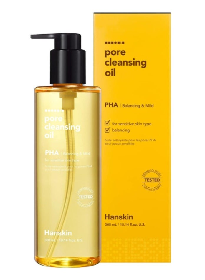 Hanskin Pore Cleansing Oil PHA Balancing & Mild 300ml