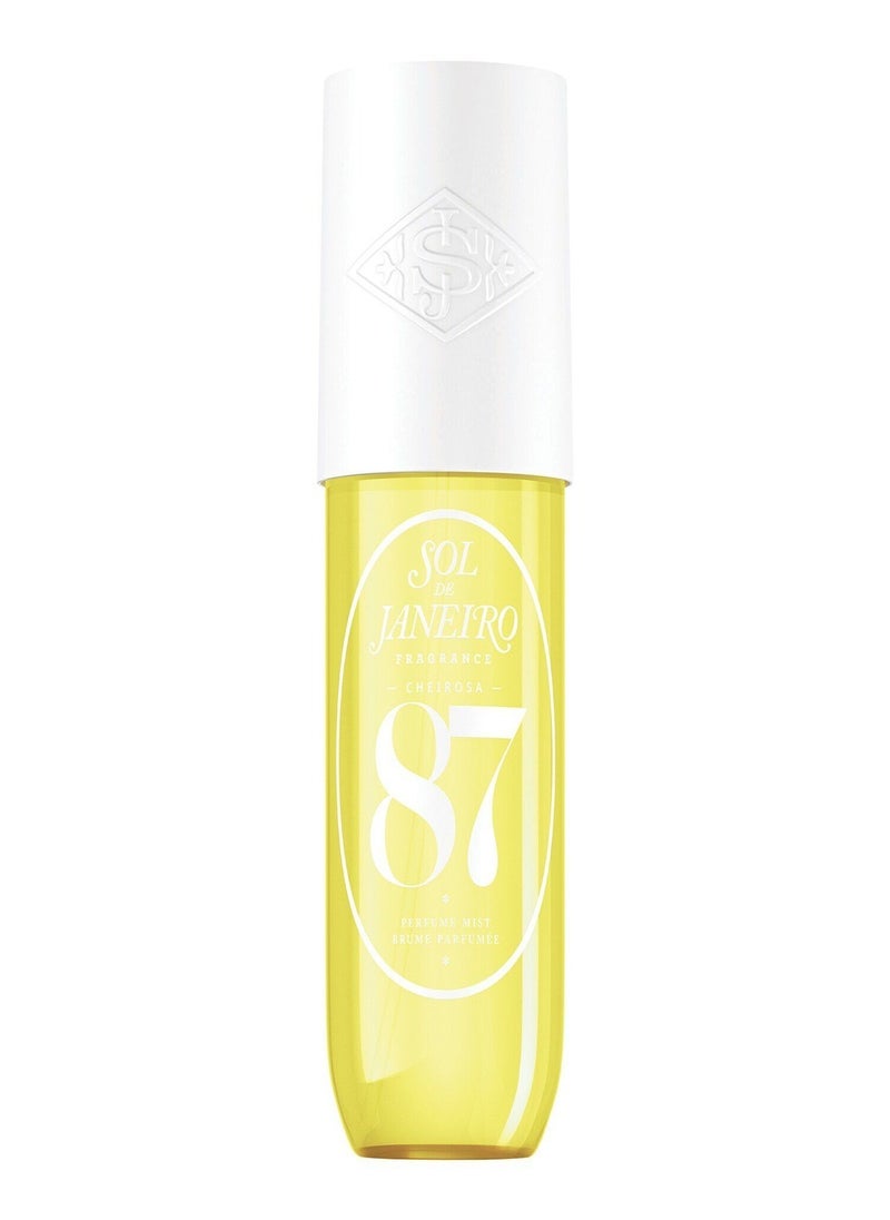 SOL DE JANEIRO Cheirosa 87 Perfume Mist – Tropical Fruity Floral Fragrance with Warm Sandalwood & Vanilla Notes – 90ml