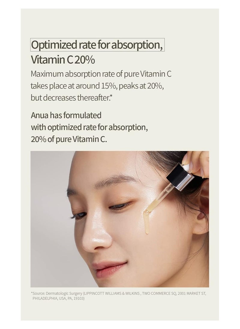 Green Lemon Vitamin C Serum with Vitamin E, Hyaluronic & Ferulic Acid 0.67 / 20g