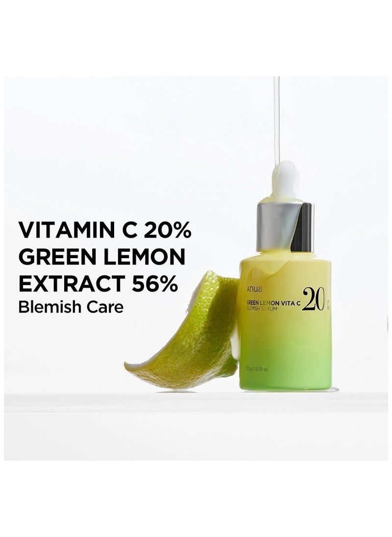 Green Lemon Vitamin C Serum with Vitamin E, Hyaluronic & Ferulic Acid 0.67 / 20g