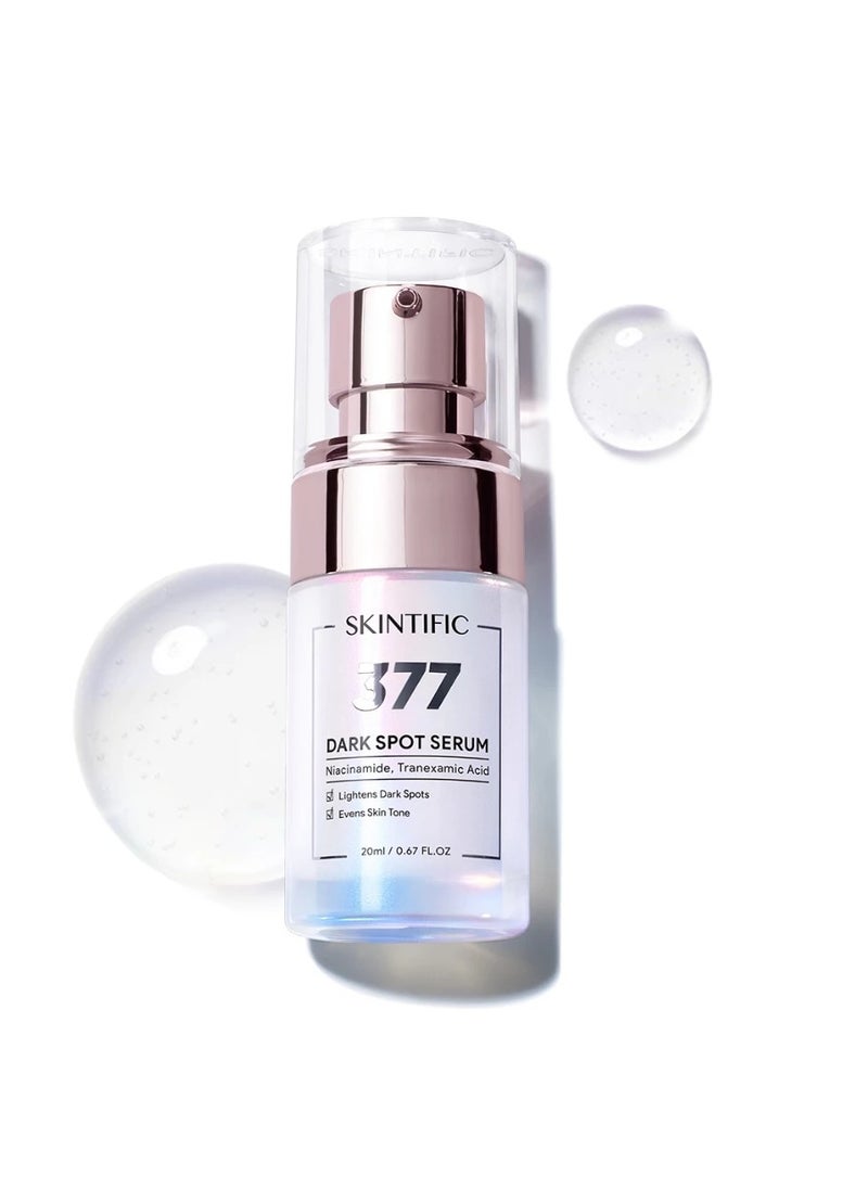 SKINTIFIC Symwhite 377 Dark Spot Serum with Niacinamide: Brightening & Whitening Skincare for a Radiant Glow - 20ml