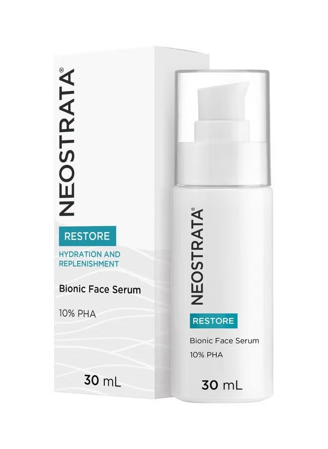 Restore Bionic Face Serum Radiance And texture Concentrate 10% PHA For Dry & Sensitve Skin 30ml