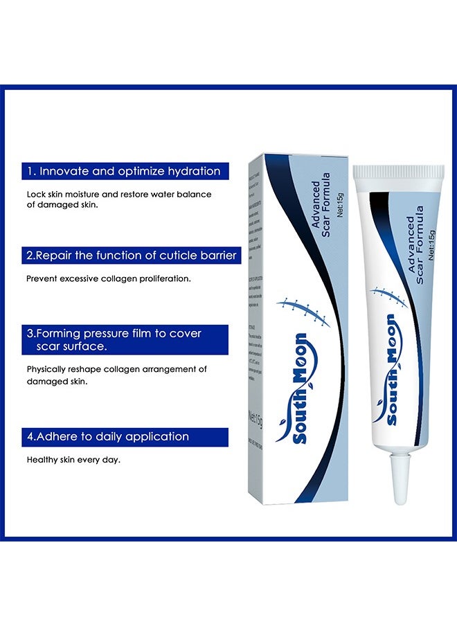 Advanced Scar Formula,Scar Repairing Gel,Wound-protecting scar gel burn wound caesarean section scar skin repair gel 15g