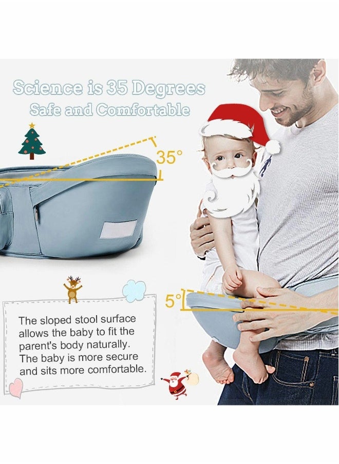 Baby Carrier 6-in-1 Baby Carrier with Waist Stool