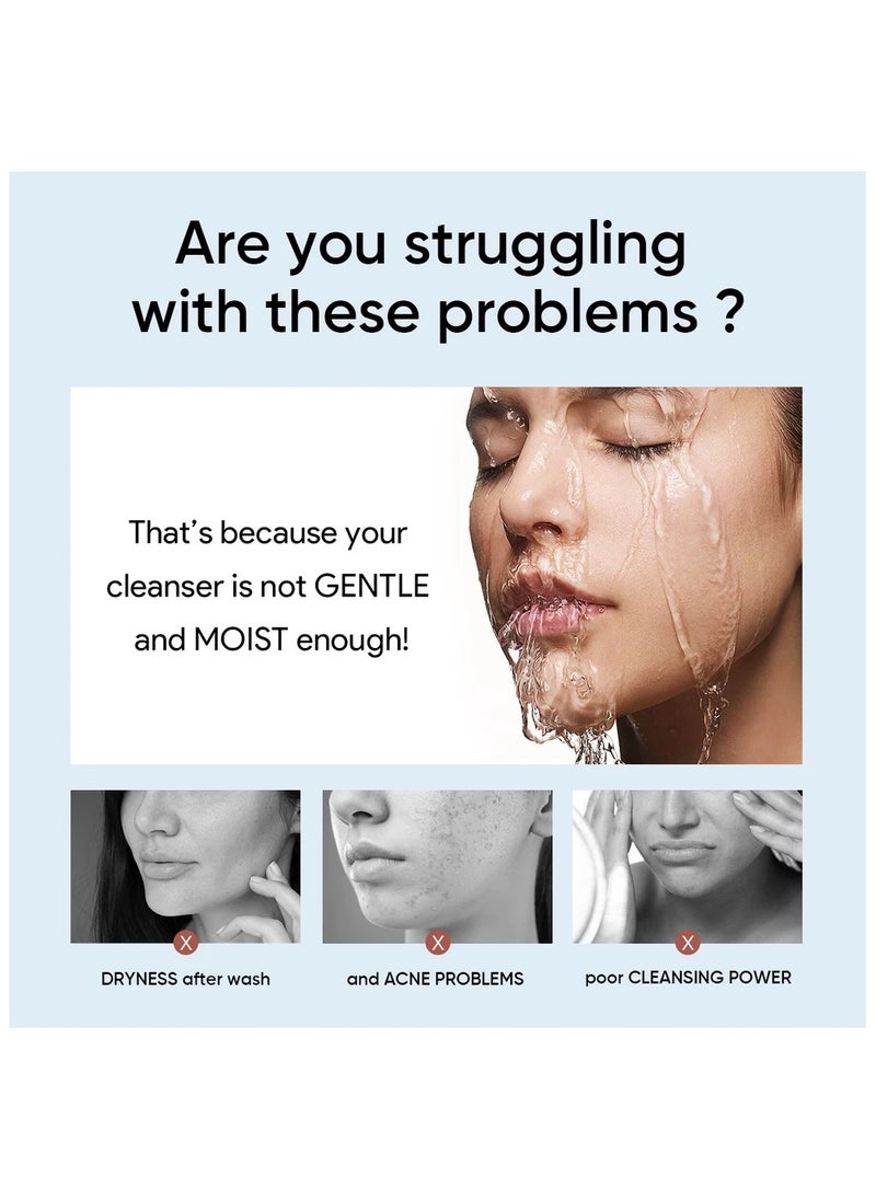 SKINTIFIC Amino Acid Gentle Cleansing Mousse Face Cleanser Repair Skin Barrier Hydrate SKin(100ml)