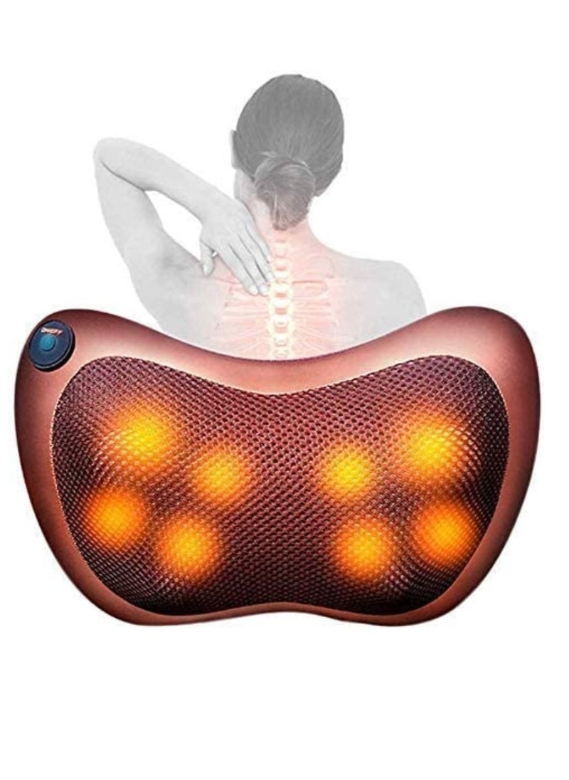 Multifunctional Massager Pillow Massager With 8 Massage Heads Heater Neck Massager Shoulder Massager Body Electric Massager For Home Office Car And Bed Use