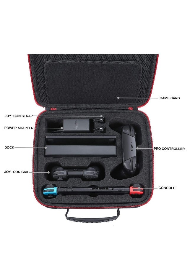 Hard Carrying Case Compatible with Nintendo Switch, Travel Case fit Switch Pro Controller