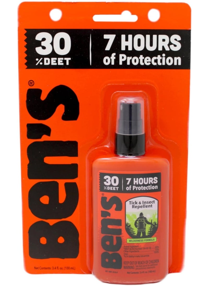 30% Deet Insect Repellent Spray, 3.4 oz