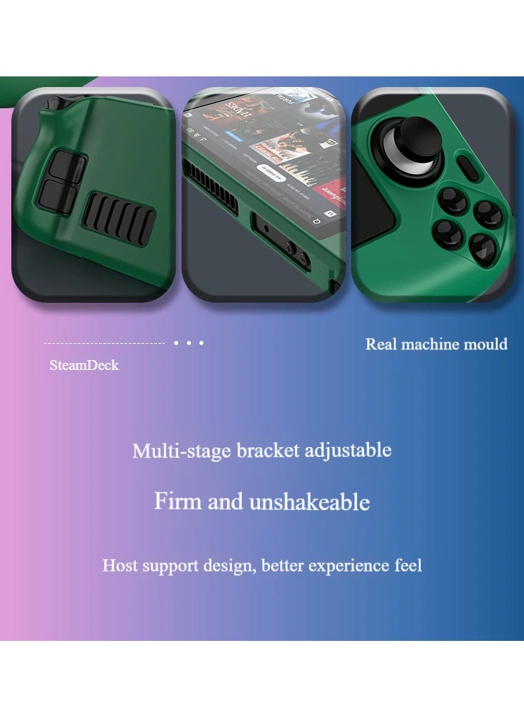 Steam Deck Game Console Stickers, Carbon Camouflage Pattern Paper, Scratch Resistant, Dazzling Matte Finish