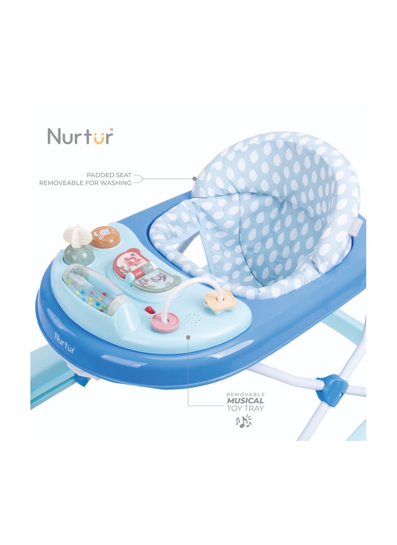 Nurtur 3 In 1 Baby Multi Walker-rocking Function- Music - 3 Height Adjustment, easy fold - Multi