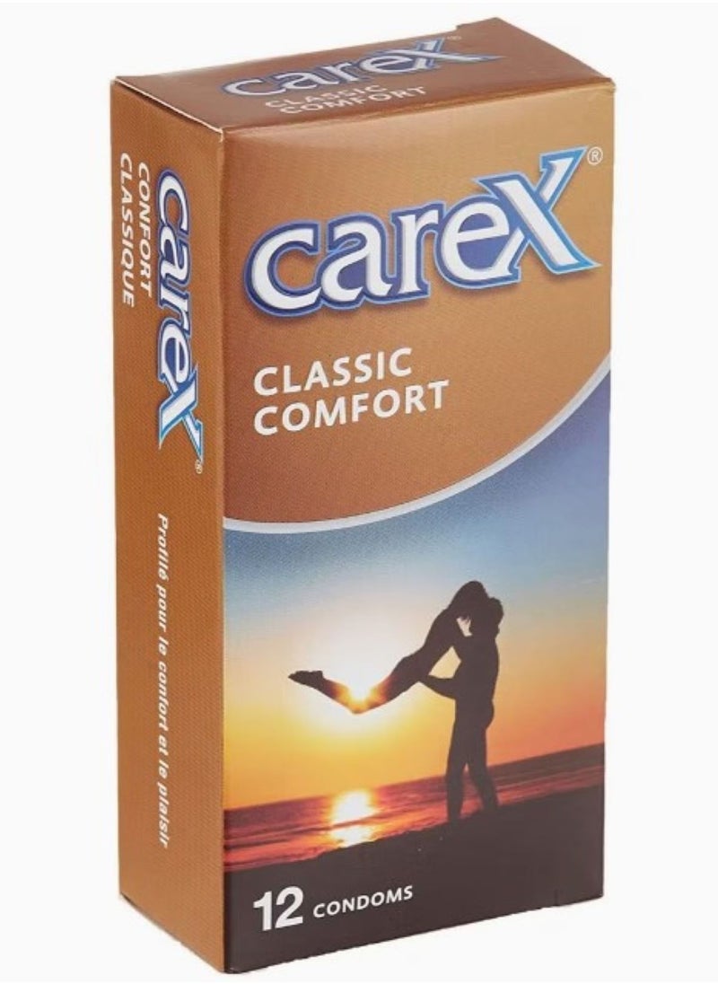 Pack Of 12 Boxes Classic Comfort Condoms