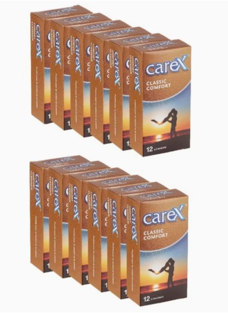 Pack Of 12 Boxes Classic Comfort Condoms