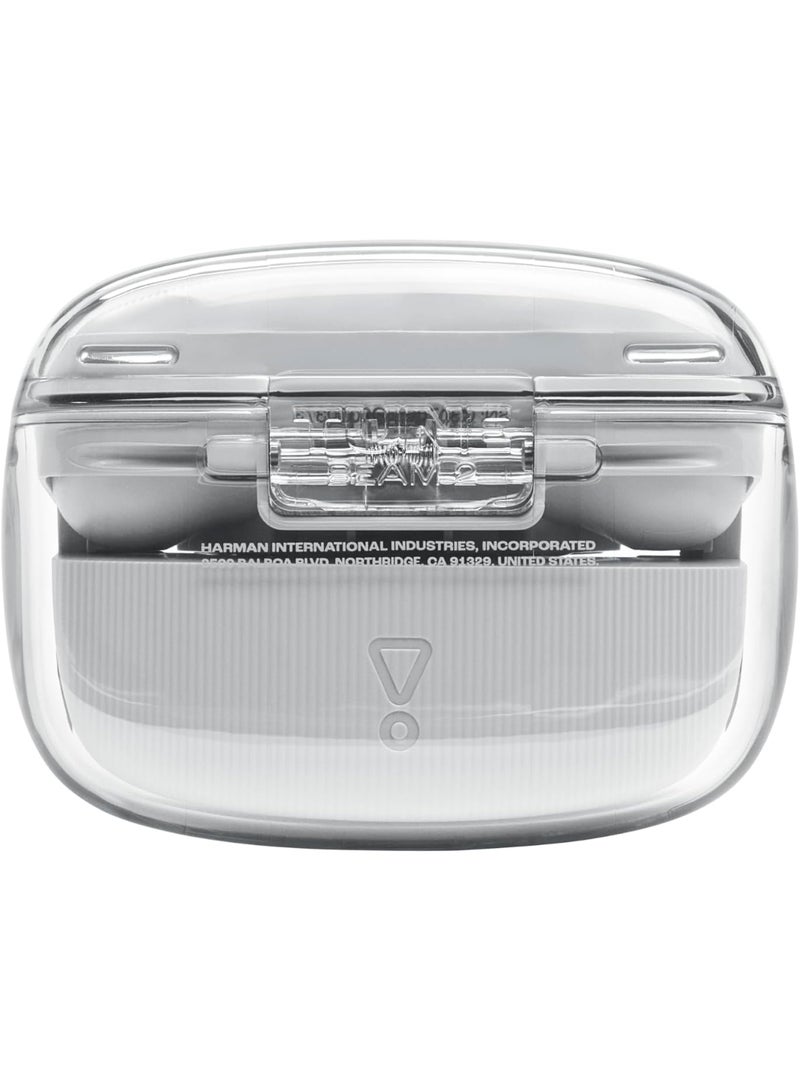 Tune Beam 2 True Wireless Noise Cancelling Earbuds, JBLTBEAM2GWHT White