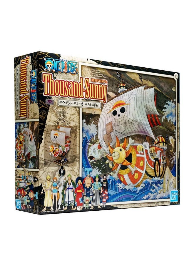 Bandai Hobby - One Piece -Thousand Sunny (Land of Wano Ver.), Bandai Spirits Sailing Ship Collection Model Kit