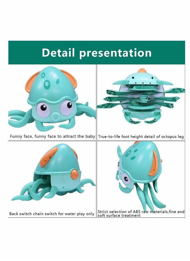 Walking Amphibious Octopus, Clockwork Started Bath Toys