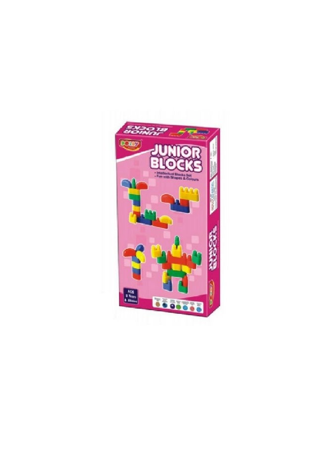 dolly plastic intellectual junior block set- Multi color