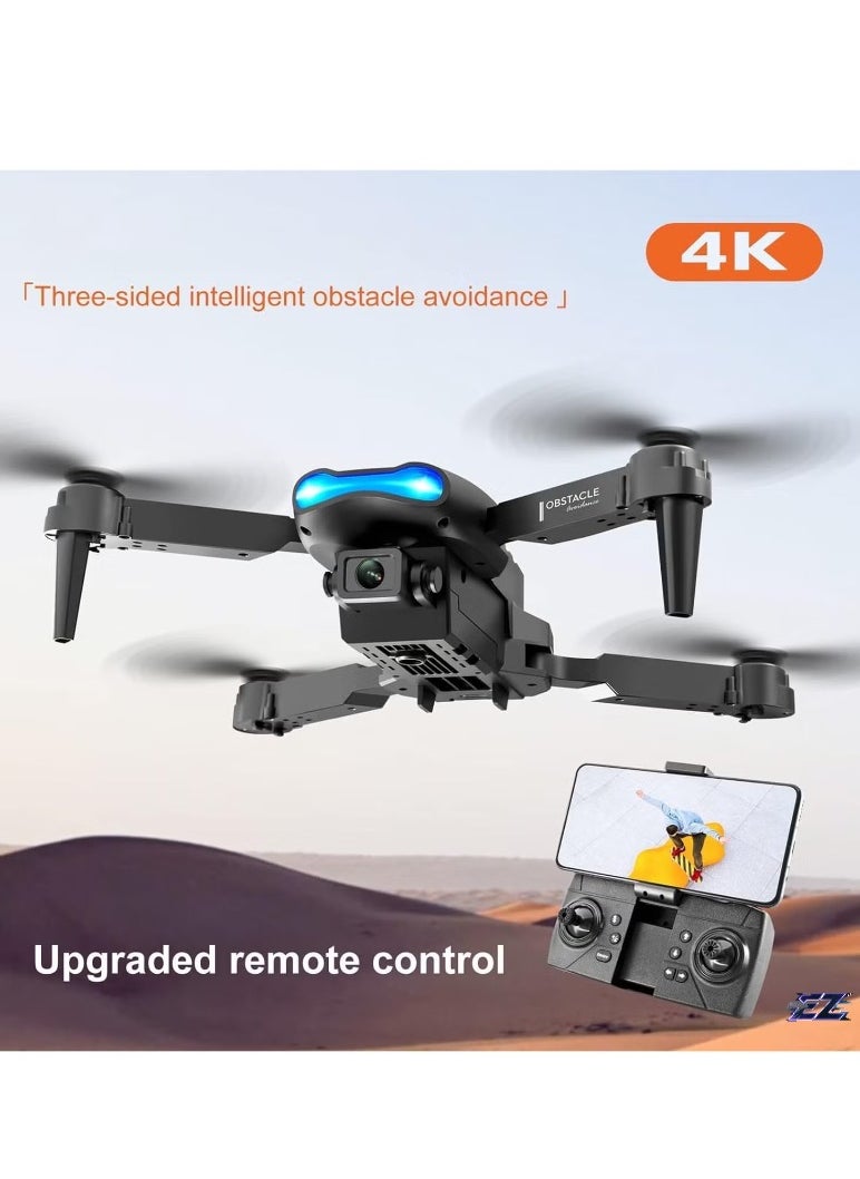 E99 Drone with Dual Camera – Folding Remote Control Aircraft for Adults, WiFi FPV Live Video, High-Definition Aerial Footage, Compact and Portable Design for Outdoor Adventures and Photography