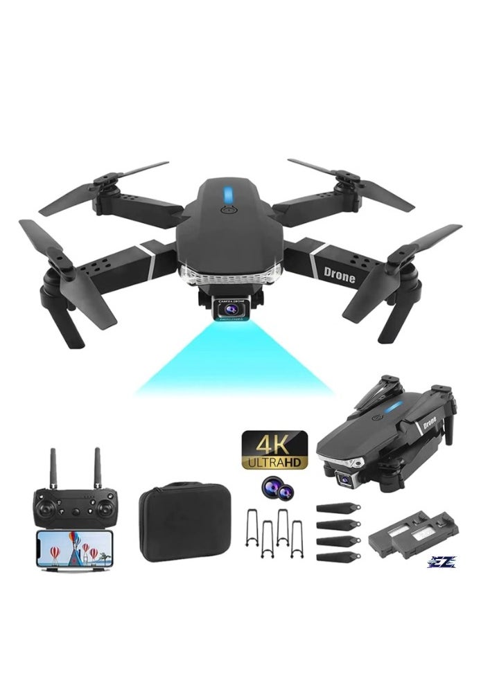 Explore the Skies with the E88 Pro Ayoo 4K Quad-Copter | Advanced FPV Control, Foldable Design, Stable Flight, Long Battery Life, and Perfect for Aerial Photography & Videography – Ideal for Beginners & Enthusiasts