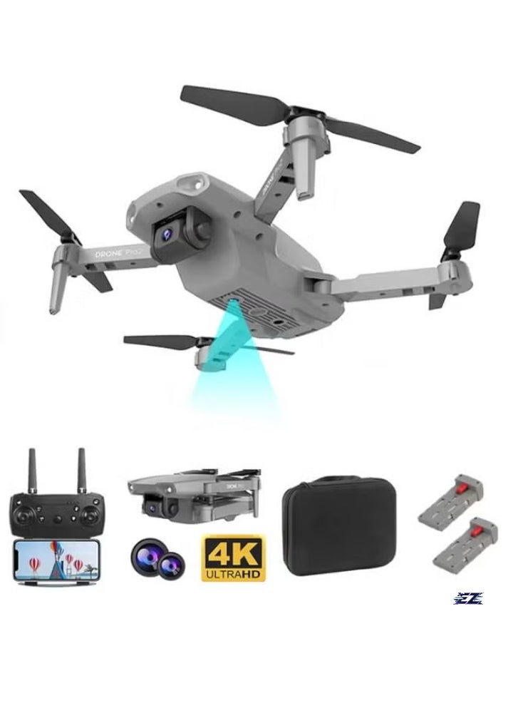 E99 PRO Drone Professional with 4K HD Dual Camera, Automatic Obstacle Avoidance, Foldable Design, Height Hold, and Stable Flight for Aerial Photography - Perfect Mini Drone for Smooth Flights, Easy Control & Stunning Shots – Ideal for Beginners and Pros