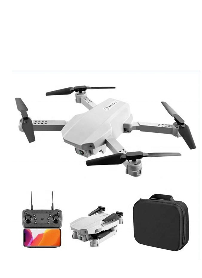 Foldable Quadcopter Drone with 360° Roll | 150m Range | Dual HD Camera Lens | 25-30 Min Flight Time | Speed Control, Gesture Manipulation, Optical Flow, Avoidance (Grey)