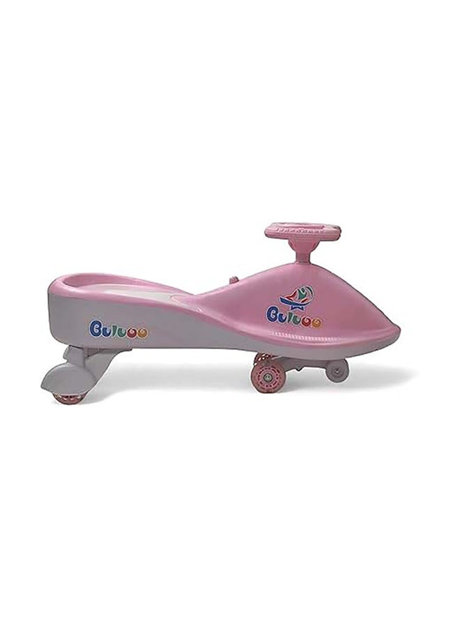 Magic Swing Cars for Kids, Twister Magic Ride on Kids Car with LED Wheels, Kids Push Ride on Car With Lighted Seat, Strongest and Smoothest Twister Magic Ride Car for Kids With Music, Pink.