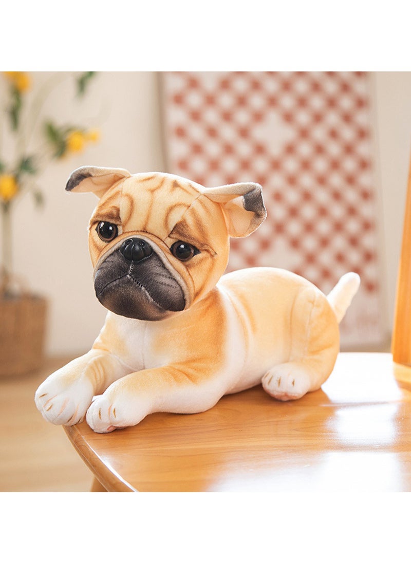 32 CM Simulation Dog Plush Toy Soft Stuffed Cute Animal Doll For Girls And Boys All Ages Gift（Style 4）
